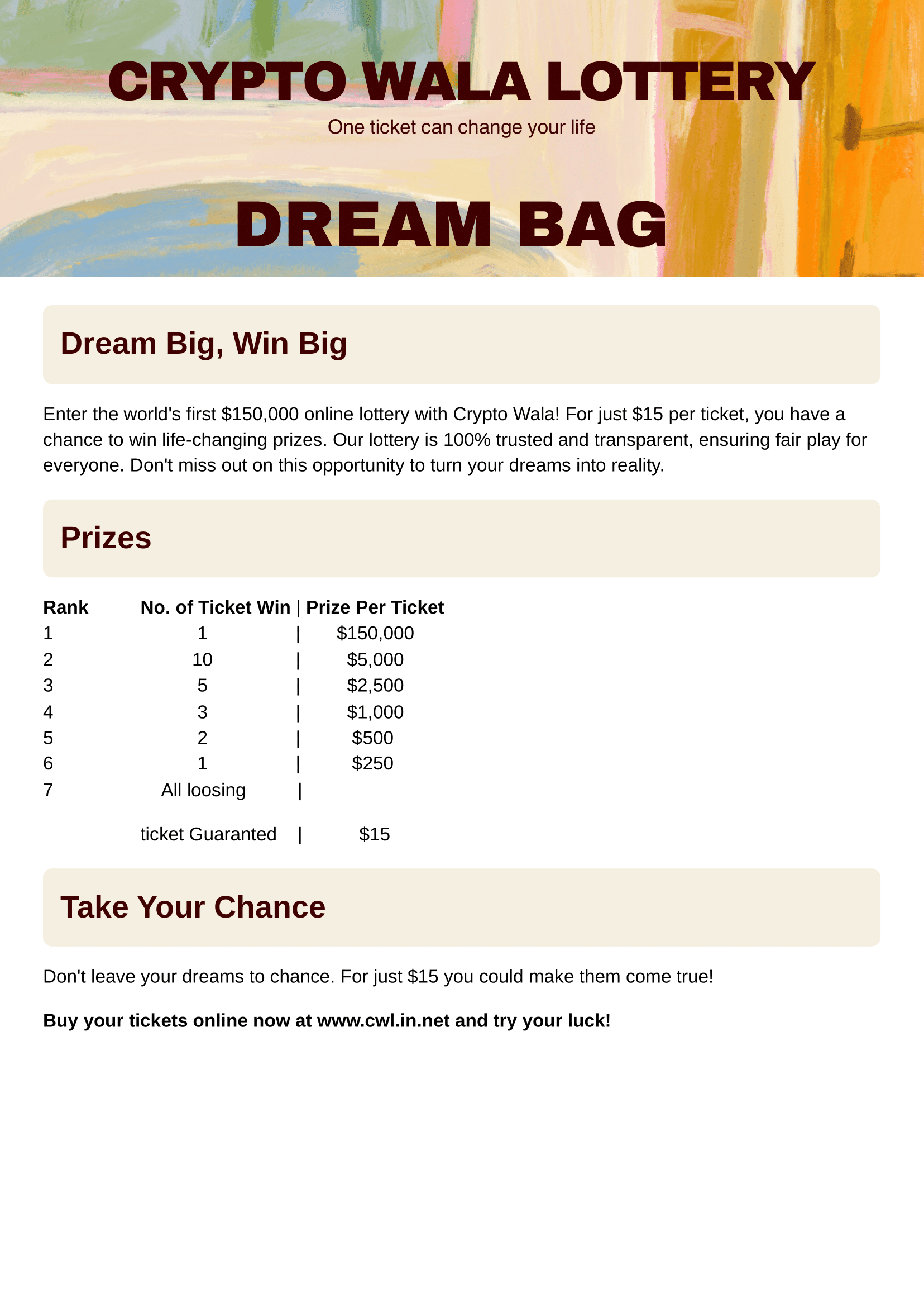 Dream Bag